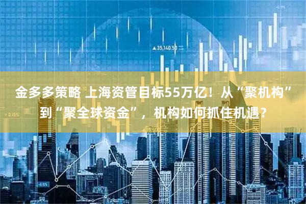 金多多策略 上海资管目标55万亿！从“聚机构”到“聚全球资金”，机构如何抓住机遇？